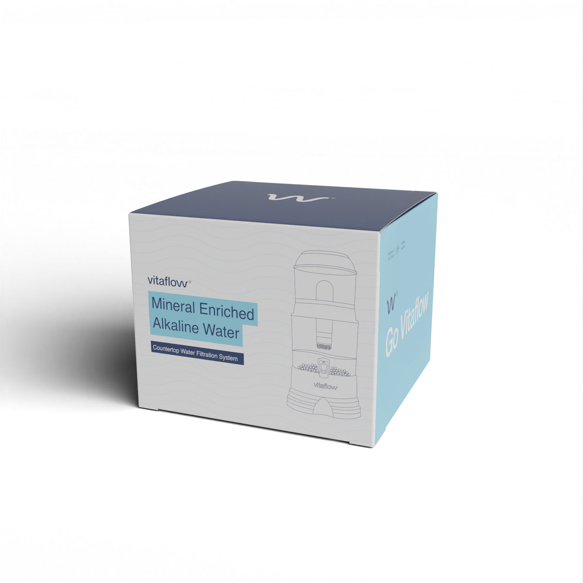 Vitaflow: Filtro Purificador y Acalinizador de Agua 10L